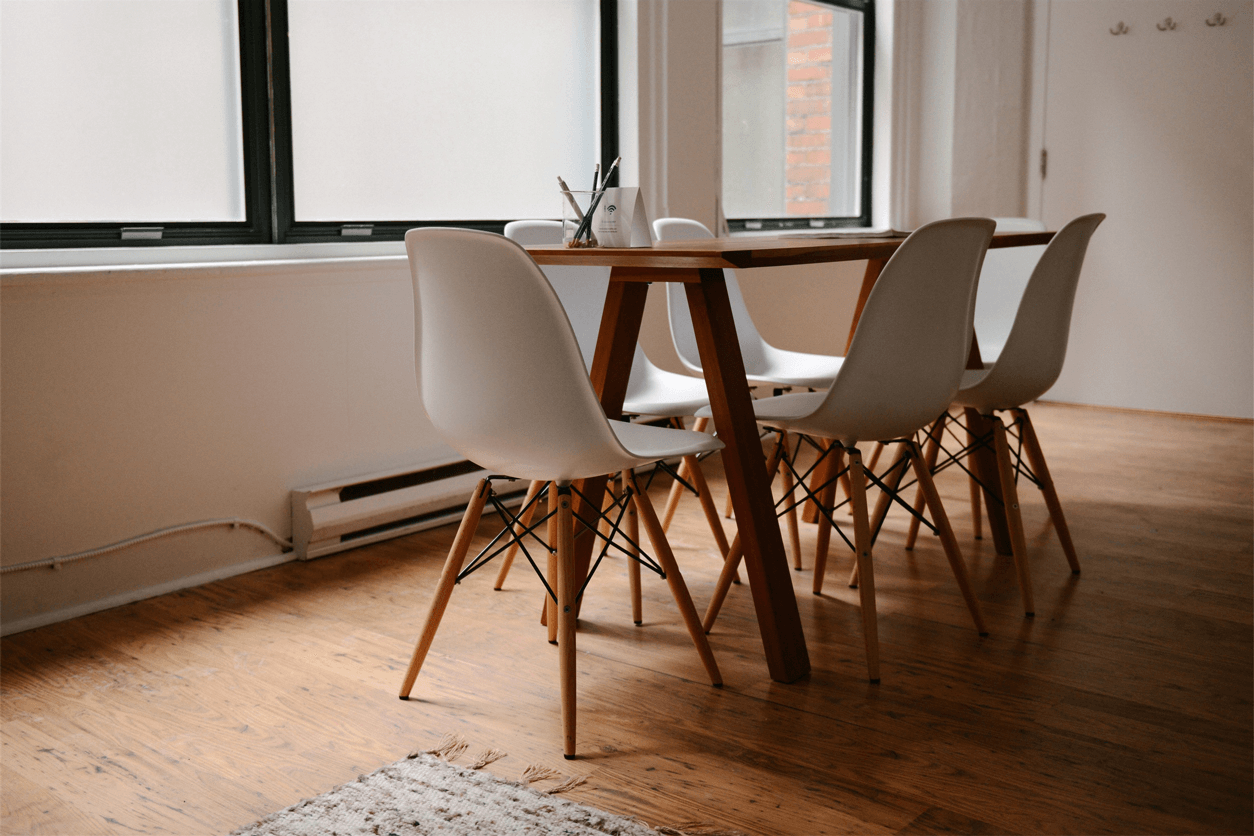 Dining area, morning